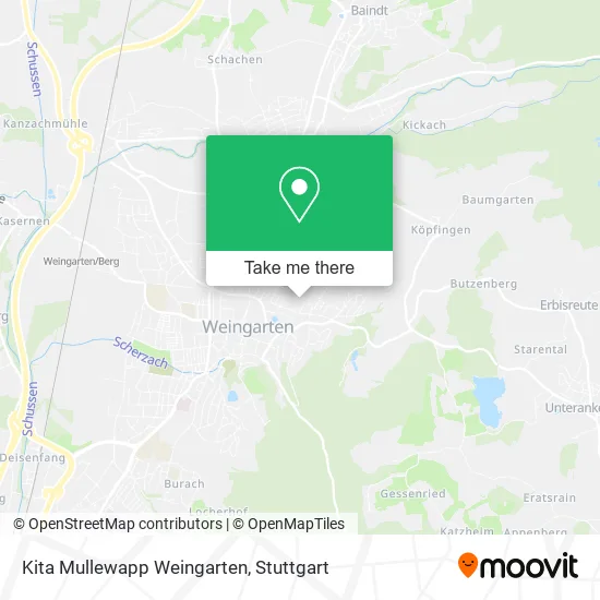 Карта Kita Mullewapp Weingarten