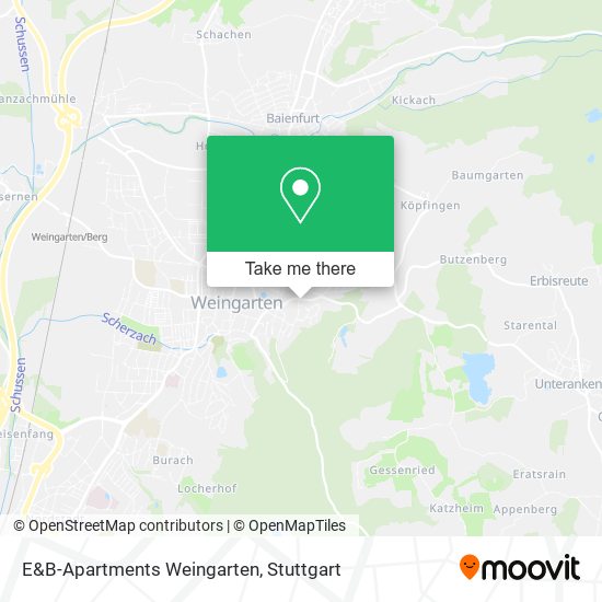 E&B-Apartments Weingarten map