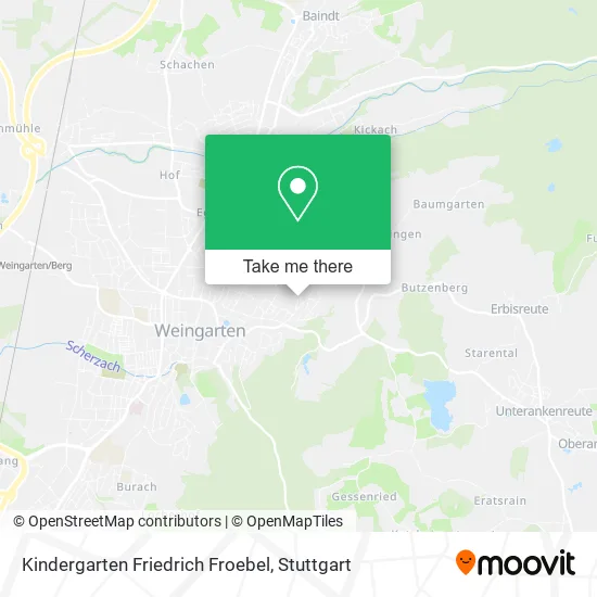 Карта Kindergarten Friedrich Froebel