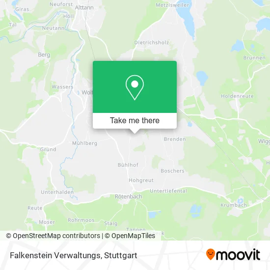 Falkenstein Verwaltungs map