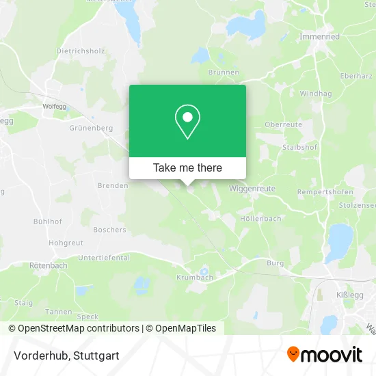 Карта Vorderhub