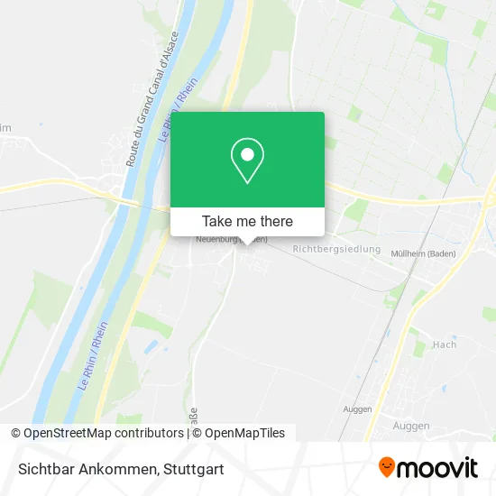 Карта Sichtbar Ankommen
