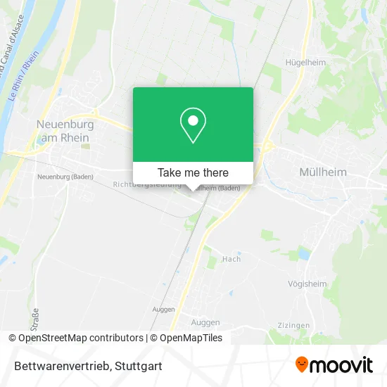Карта Bettwarenvertrieb