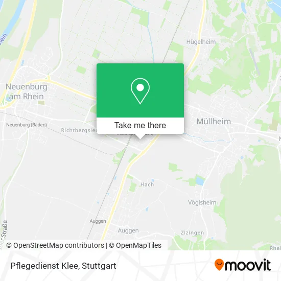 Карта Pflegedienst Klee