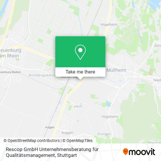 Rescop GmbH Unternehmensberatung für Qualitätsmanagement map