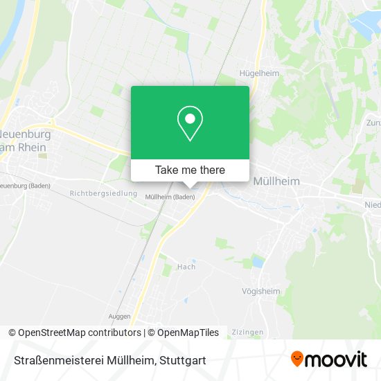 Straßenmeisterei Müllheim map