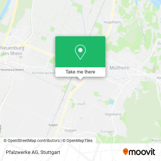 Карта Pfalzwerke AG
