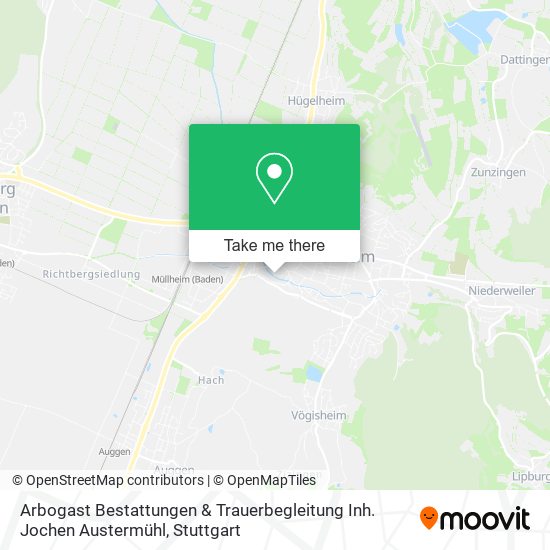 Arbogast Bestattungen & Trauerbegleitung Inh. Jochen Austermühl map