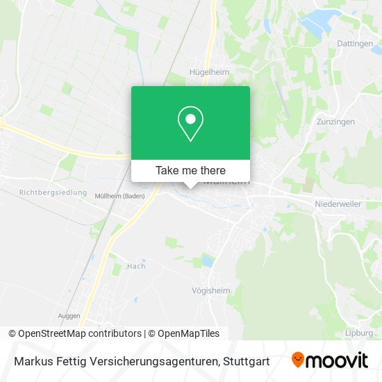 Markus Fettig Versicherungsagenturen map