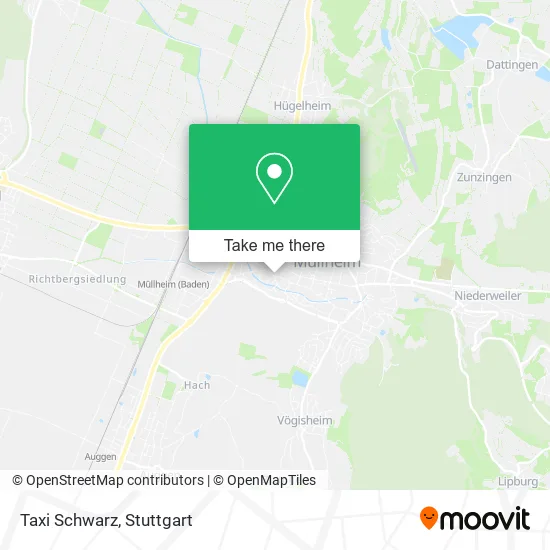 Карта Taxi Schwarz