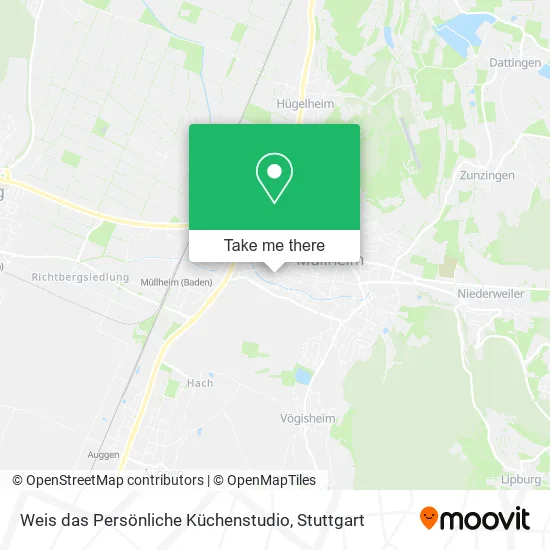 Карта Weis das Persönliche Küchenstudio