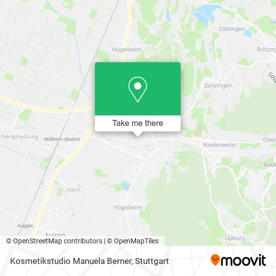 Карта Kosmetikstudio Manuela Berner