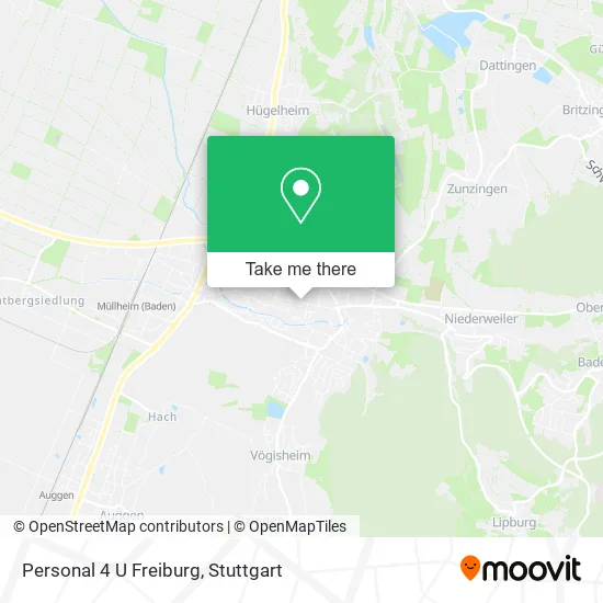 Карта Personal 4 U Freiburg
