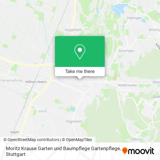 Карта Moritz Krause Garten und Baumpflege Gartenpflege