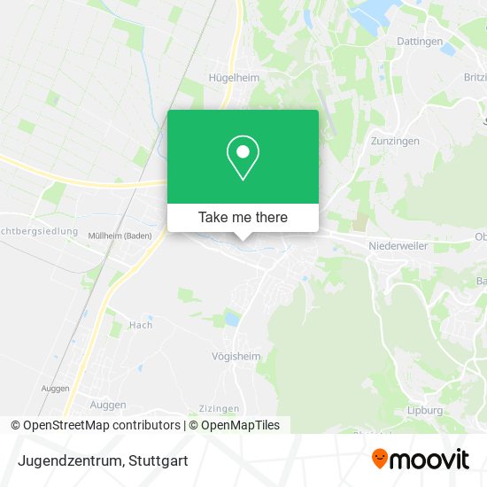 Jugendzentrum map