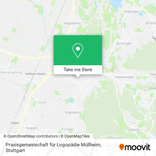 Карта Praxisgemeinschaft für Logopädie Müllheim