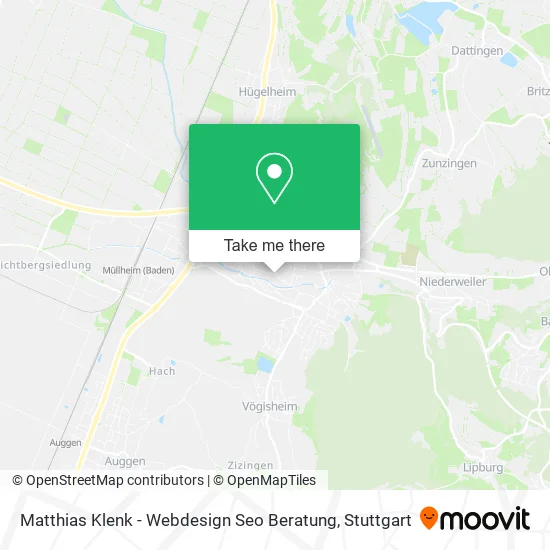 Карта Matthias Klenk - Webdesign Seo Beratung