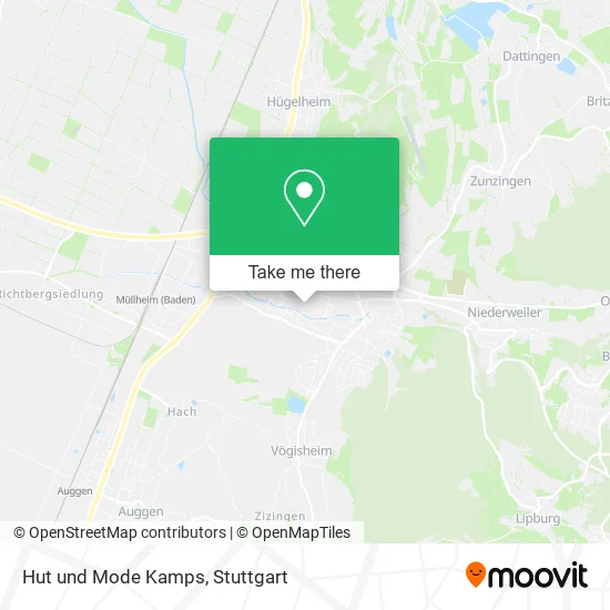 Карта Hut und Mode Kamps