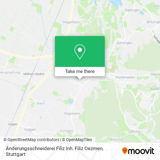 Карта Änderungsschneiderei Filiz Inh. Filiz Oezmen