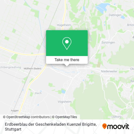 Erdbeerblau der Geschenkeladen Kuenzel Brigitte map