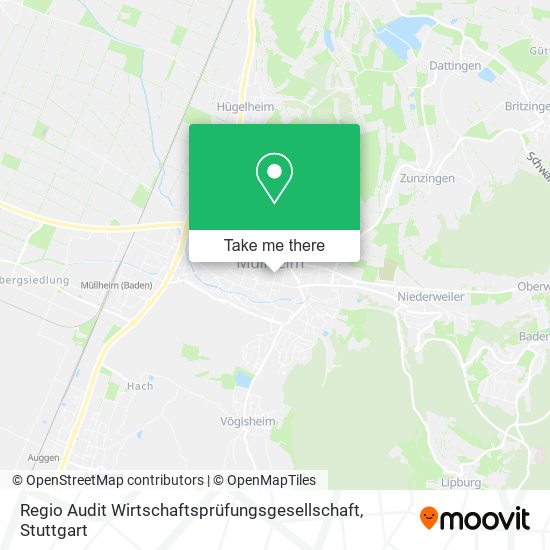 Regio Audit Wirtschaftsprüfungsgesellschaft map