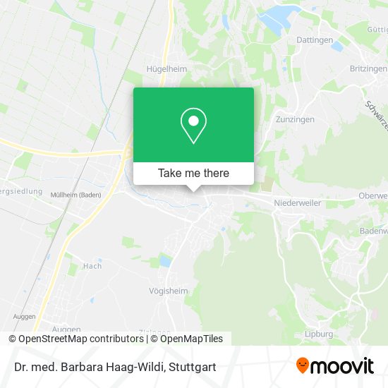 Dr. med. Barbara Haag-Wildi map