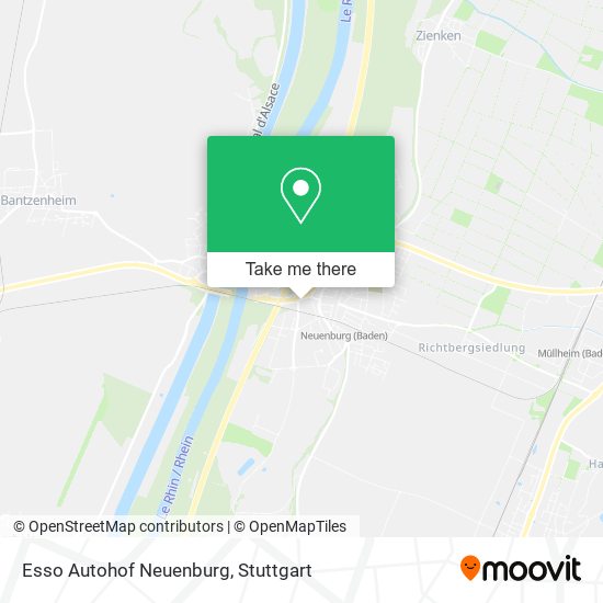 Esso Autohof Neuenburg map