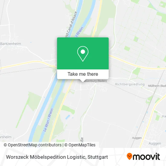 Карта Worszeck Möbelspedition Logistic