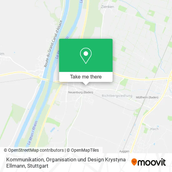 Карта Kommunikation, Organisation und Design Krystyna Ellmann