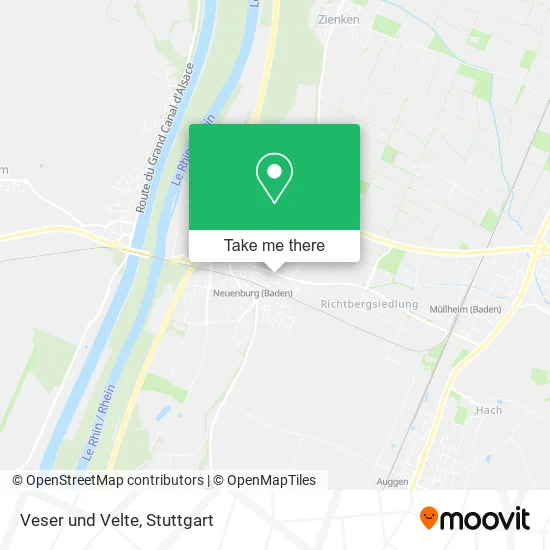 Карта Veser und Velte