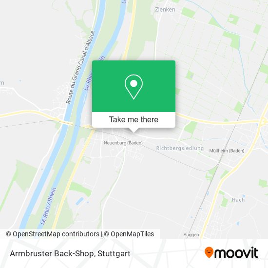 Armbruster Back-Shop map