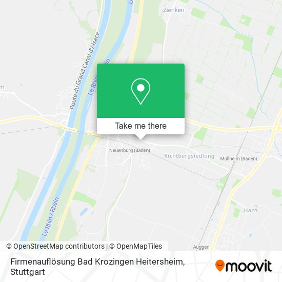 Firmenauflösung Bad Krozingen Heitersheim map