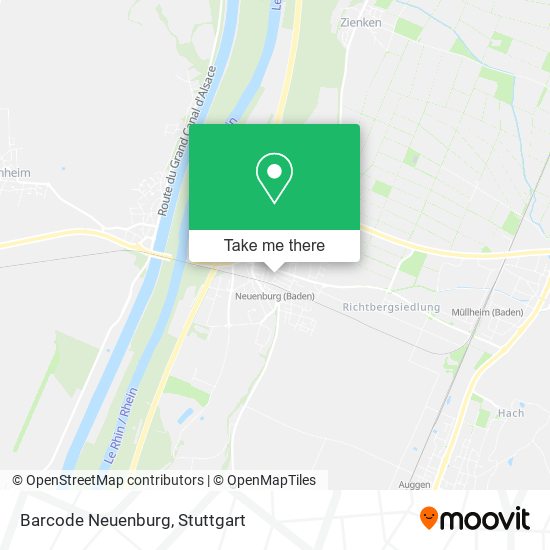 Barcode Neuenburg map