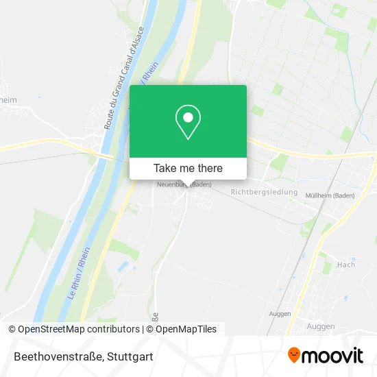 Карта Beethovenstraße