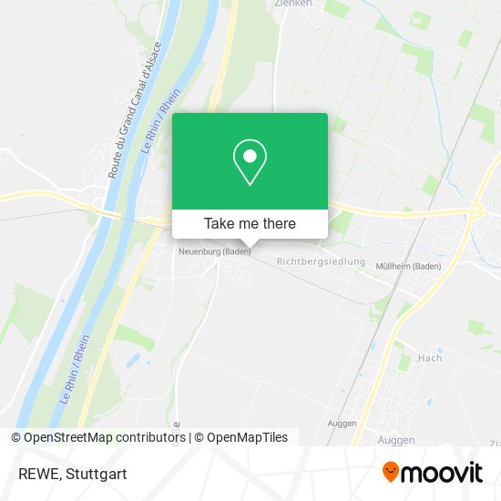 REWE map