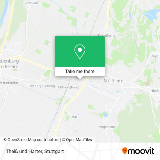 Theiß und Harter map