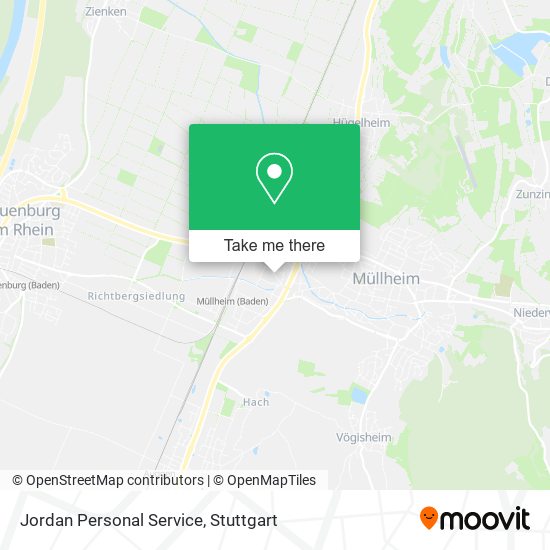 Jordan Personal Service map