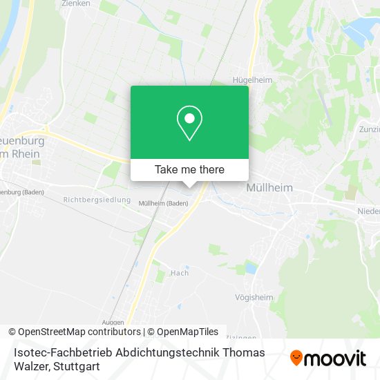 Isotec-Fachbetrieb Abdichtungstechnik Thomas Walzer map