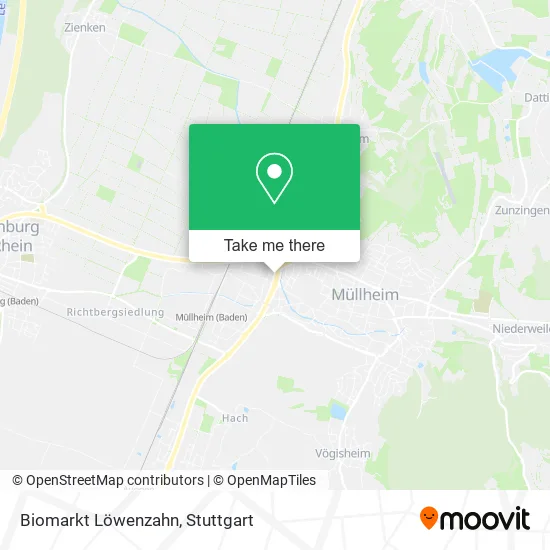 Карта Biomarkt Löwenzahn