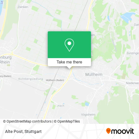 Карта Alte Post