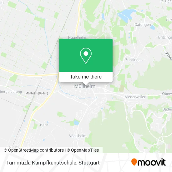 Карта Tammazla Kampfkunstschule