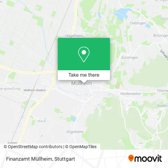 Карта Finanzamt Müllheim