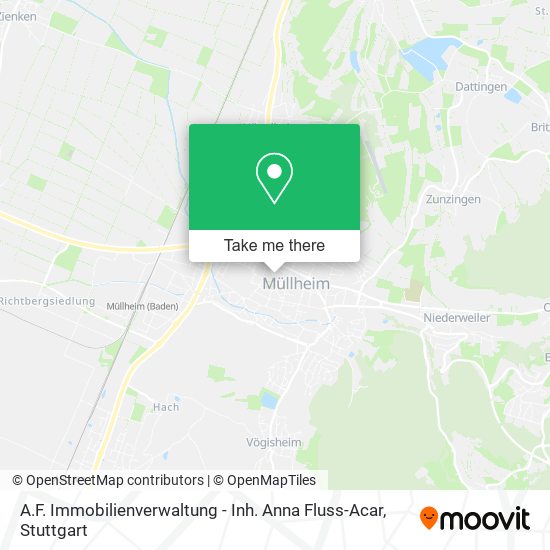 Карта A.F. Immobilienverwaltung - Inh. Anna Fluss-Acar