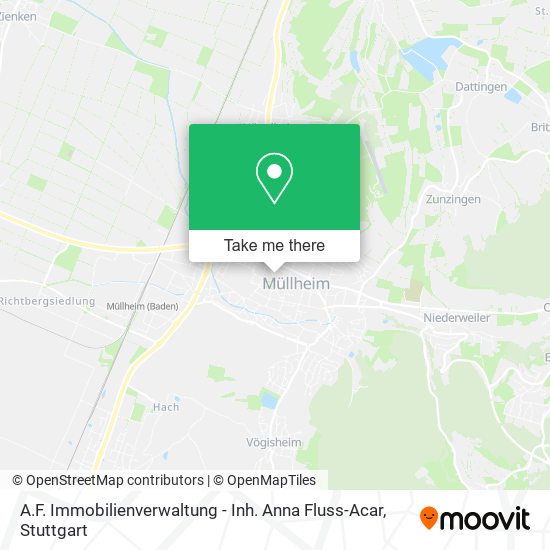 A.F. Immobilienverwaltung - Inh. Anna Fluss-Acar map