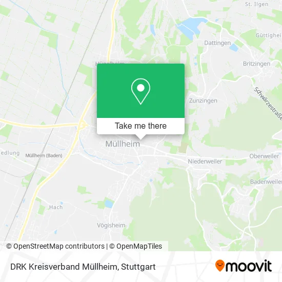Карта DRK Kreisverband Müllheim