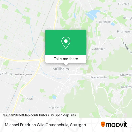Карта Michael Friedrich Wild Grundschule
