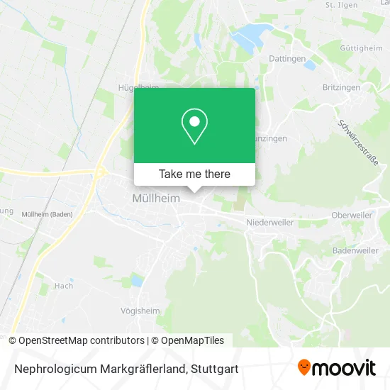 Карта Nephrologicum Markgräflerland
