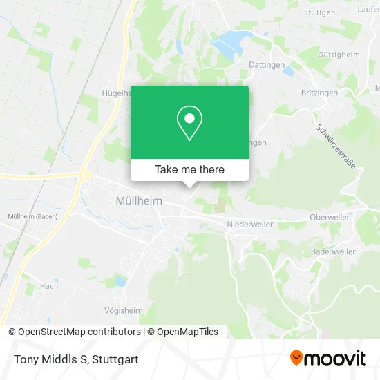 Карта Tony Middls S