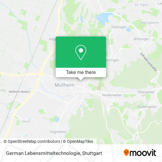 Карта German Lebensmitteltechnologie