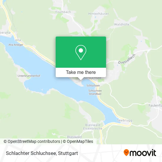 Карта Schlachter Schluchsee